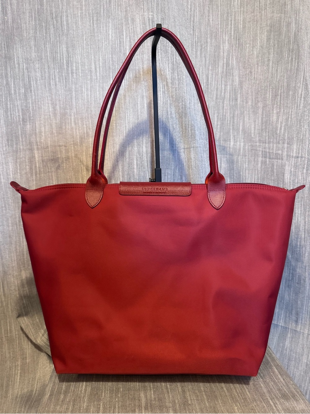 Longchamp Large Neo Le Pliage in Red - Picture 2 of 15